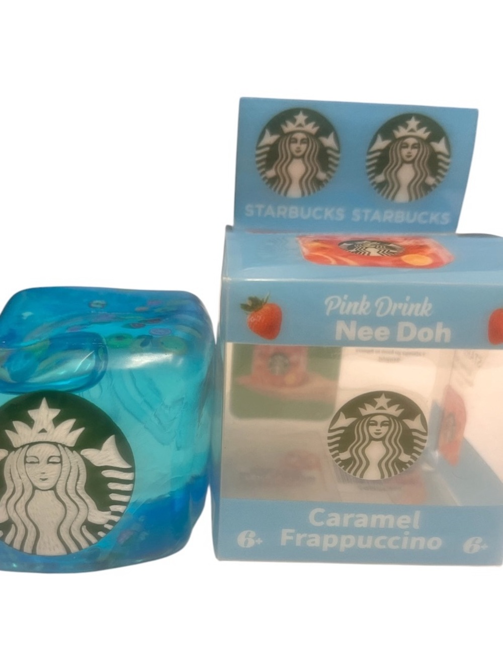 Starbucks Blue nice Cube Squishy